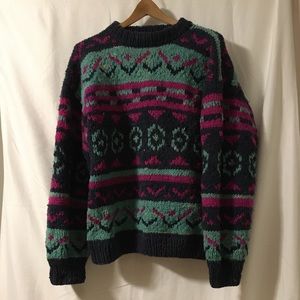 Vintage Hand Made Wool Sweater